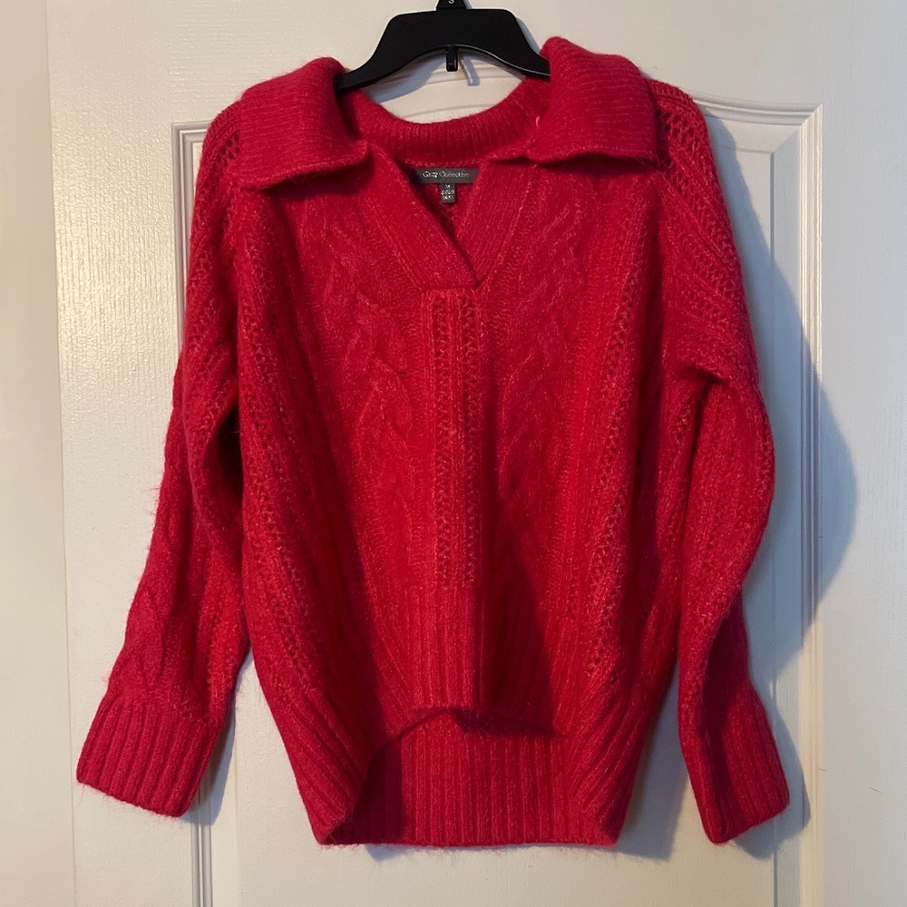 Hot Pink Oversized Sweater